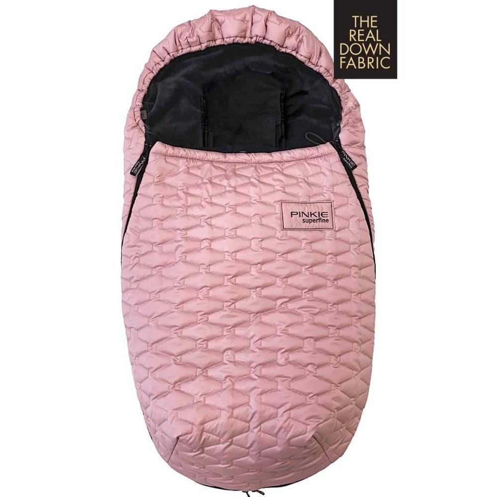 Pinkie péřový zimní fusak Superfine Light Pink
