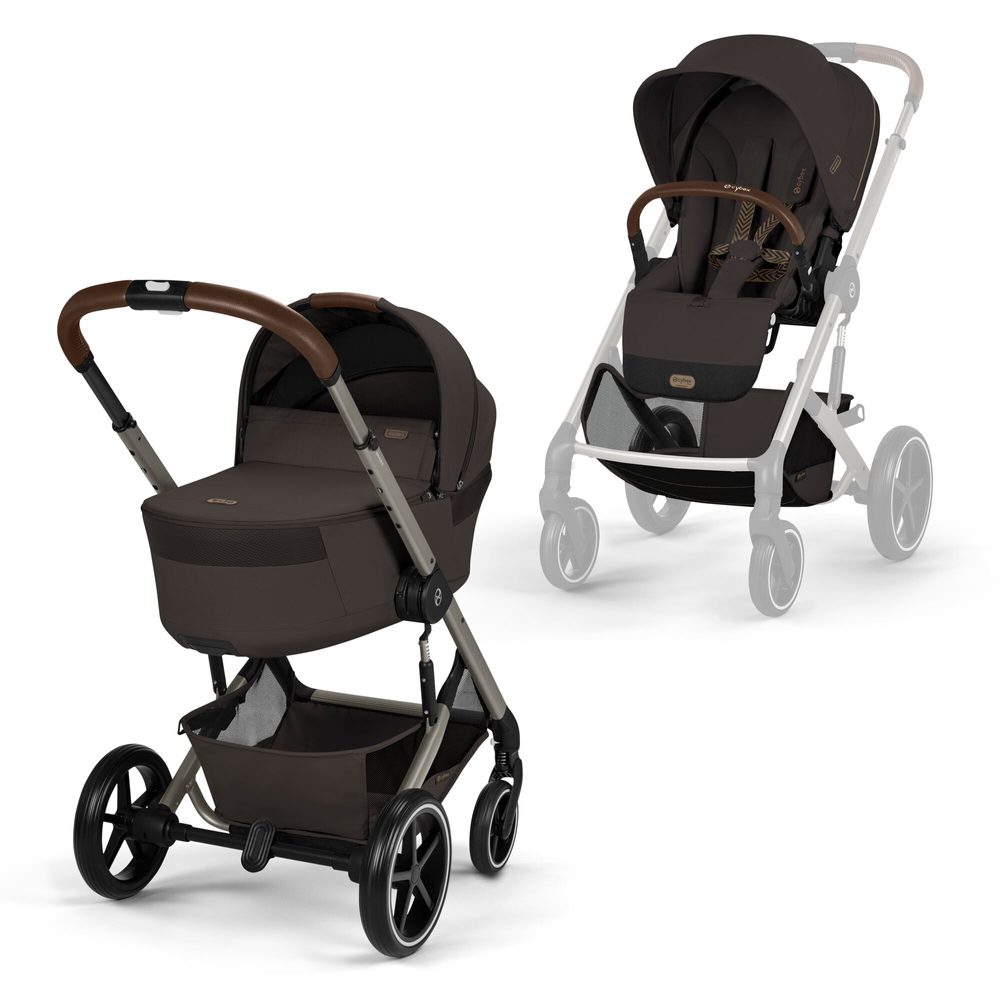 Cybex Balios S Lux + skládací korba 2026 - Chocolate Brown
