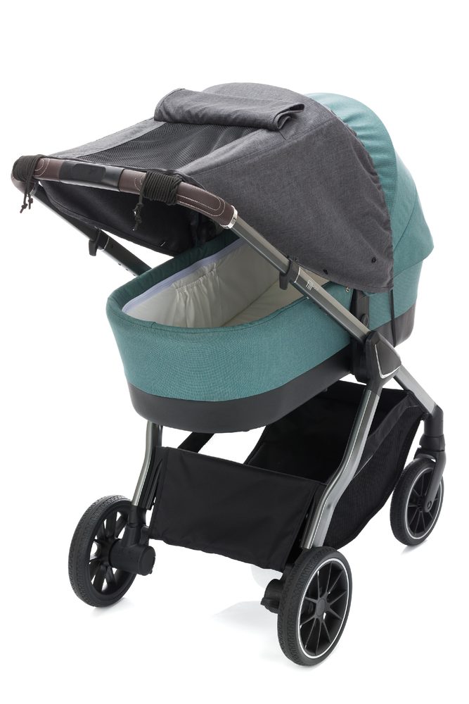 Fillikid Sluneční clona na kočárek Deluxe grey melange