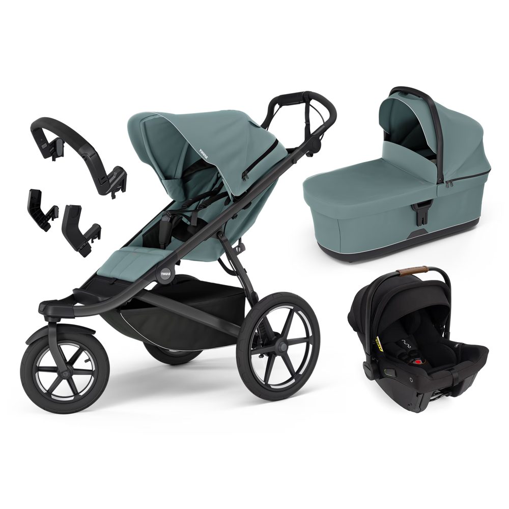 THULE Trojkombinace 5v1 Urban Glide 3 + Bassinet + příslušenství 2024 + Nuna PIPA™ URBN - Mid Blue