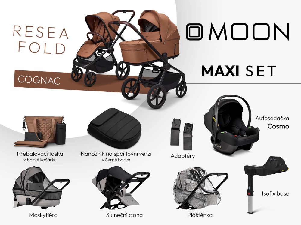 Moon ReSea FOLD maxi set - COGNAC