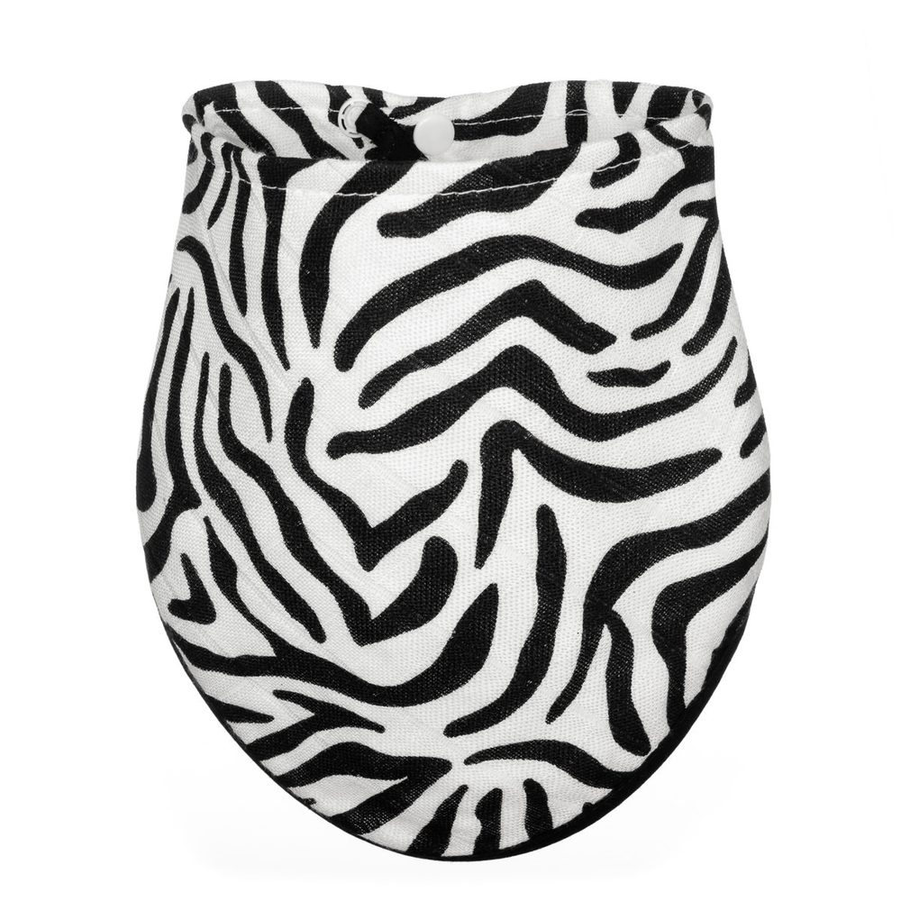 Levně T-Tomi BIO Bambusový slintáček s potiskem - Zebra skin