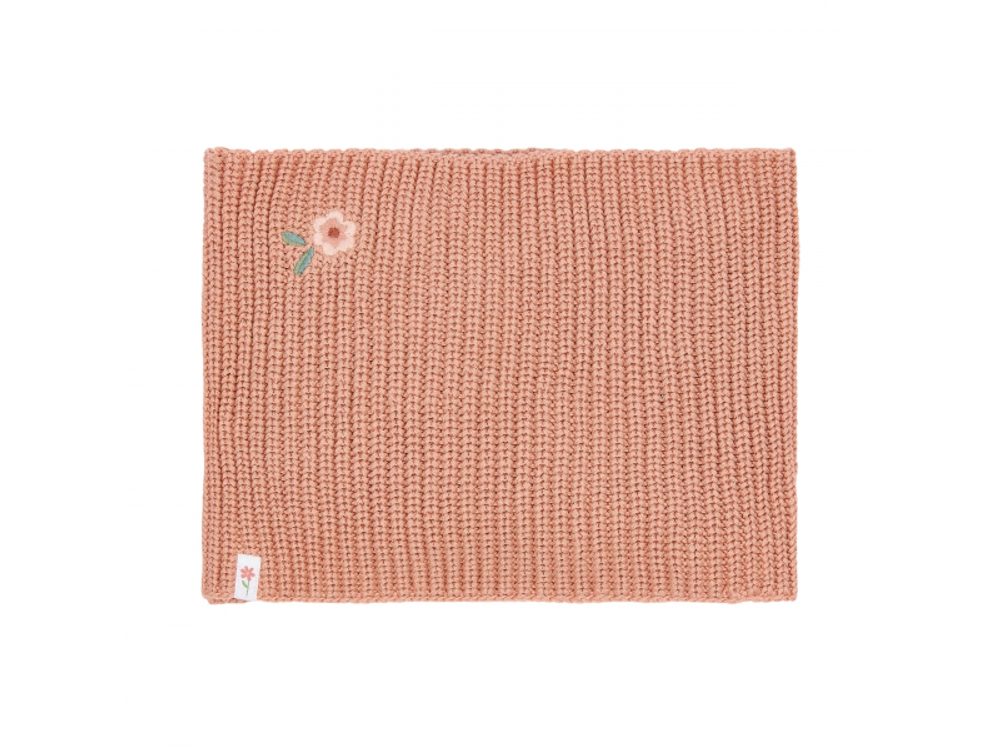 Little Dutch Šála pletená kruhová Deep Pink One Size