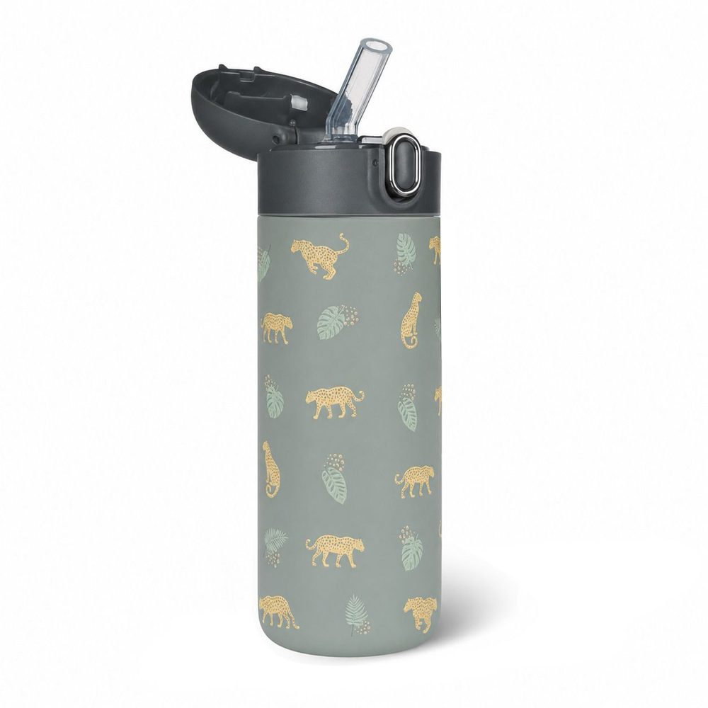 ZOPA Termoska na tekutiny s brčkem 400 ml - Wild Gepard