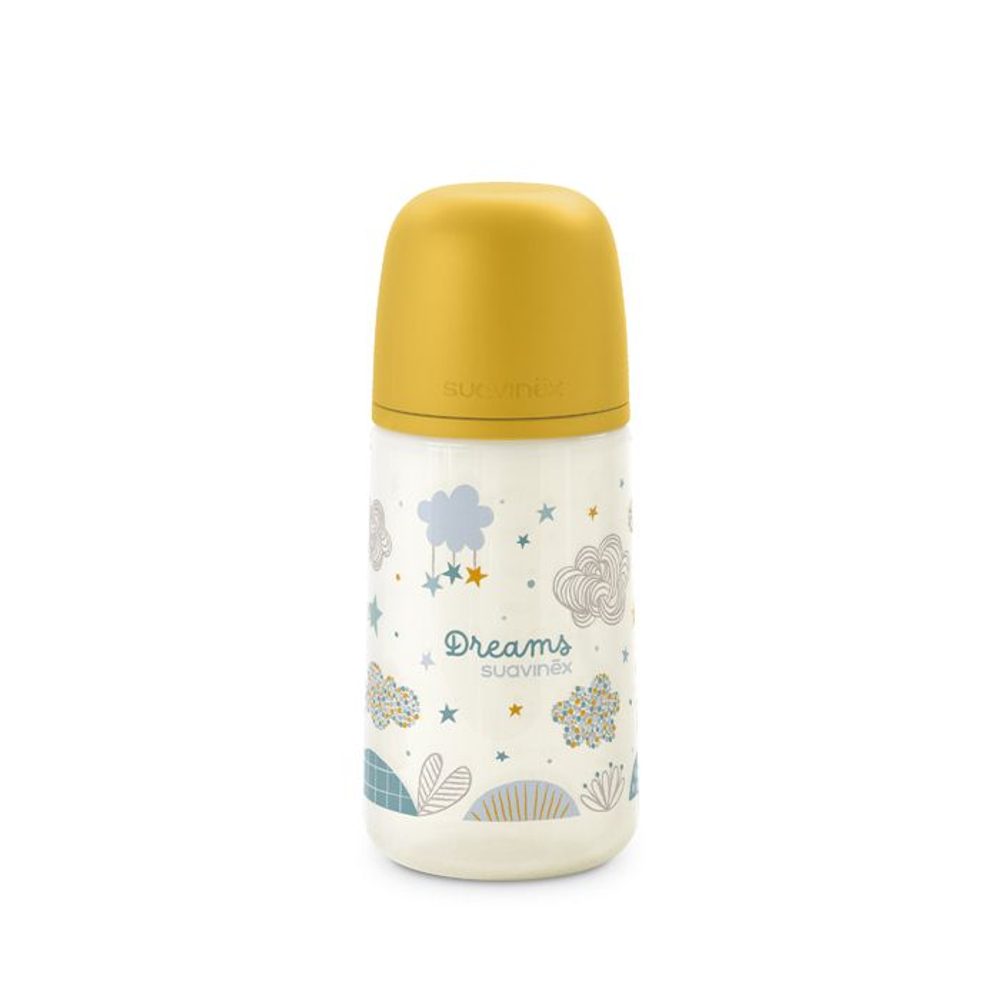 Suavinex SUAVINEX | Kojenecká láhev Dreams anatomická M silikon 270 ml