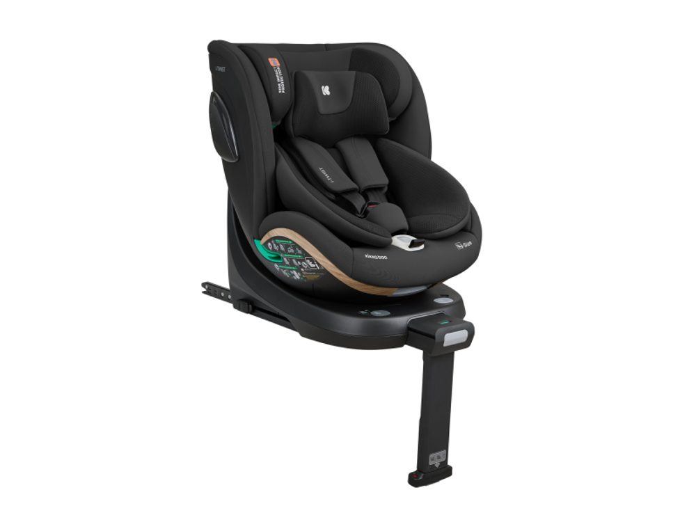 KikkaBoo Autosedačka 40-150 cm i-Twist i-SIZE Black