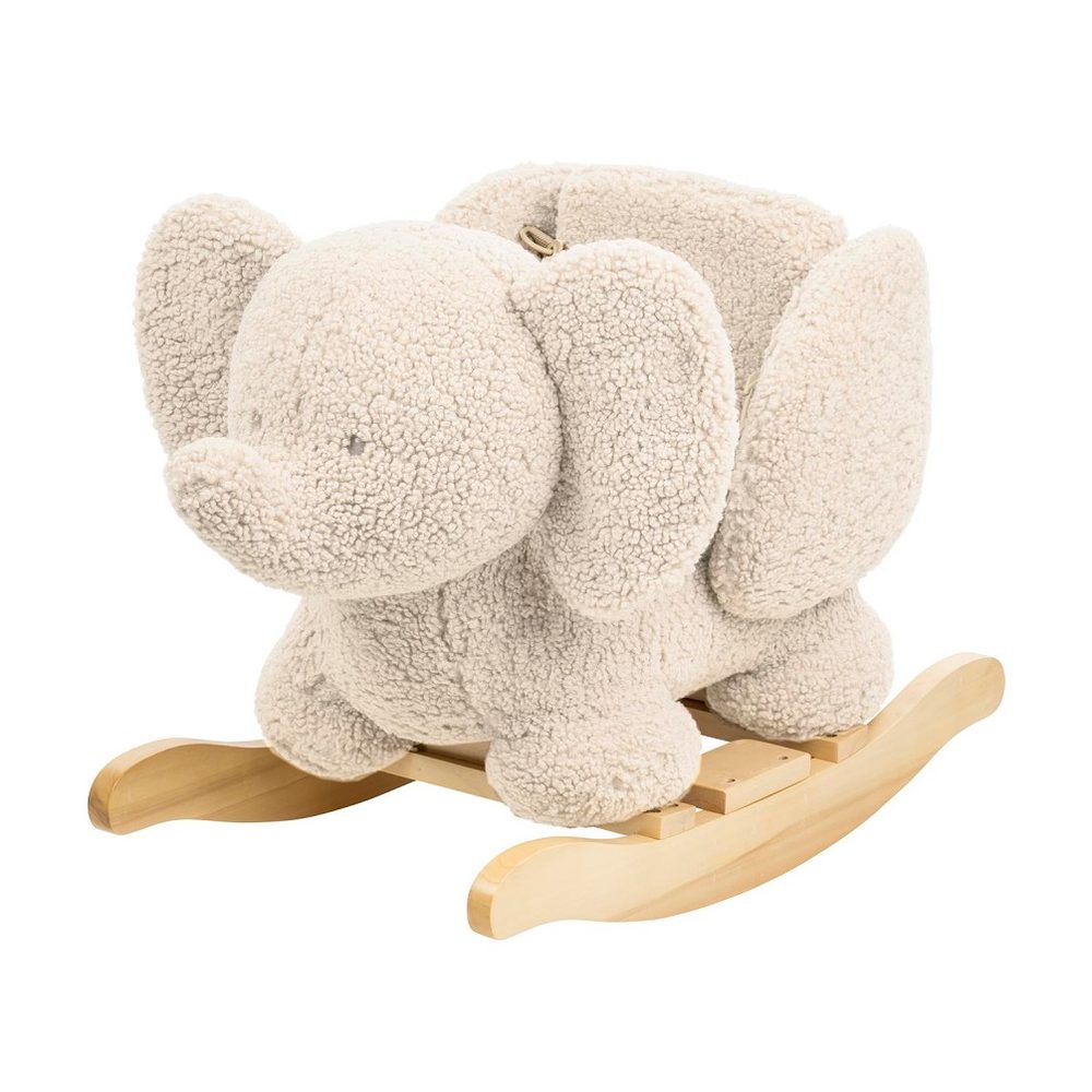 Nattou Houpačka Teddy plyš nosorožec taupe 10m+ - NATTOU Houpačka Teddy plyš sloník ecru 10m+