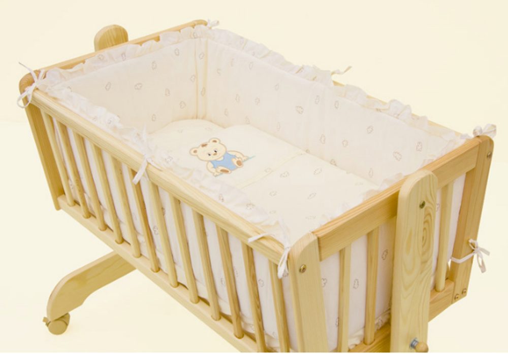Scarlett Souprava do kolébky Méďa- béžová