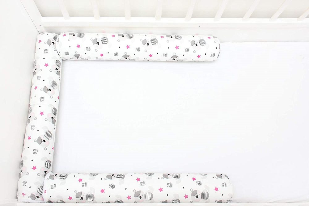 Scamp mantinely do postýlky-válce 3x60,white grey bears (obrázek 4)