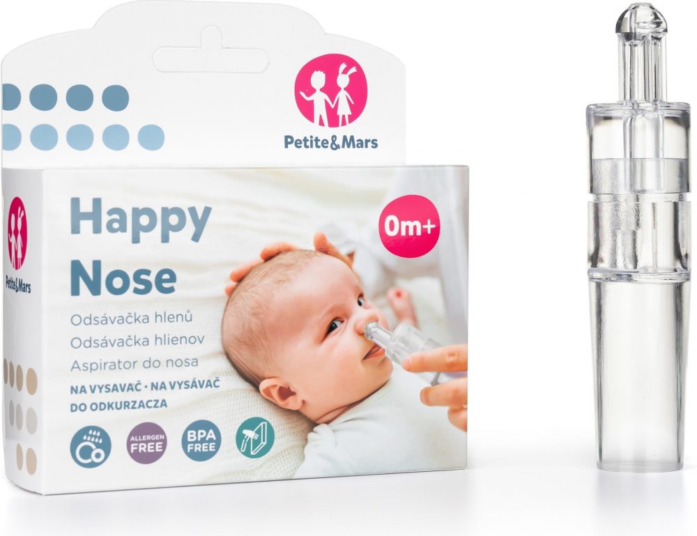 Petite&Mars Odsávačka nosních hlenů na vysavač Happy Nose