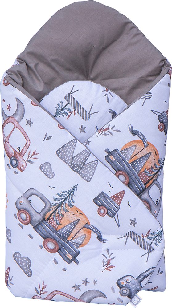 Scarlett Zavinovačka růžek Autíčka šedá