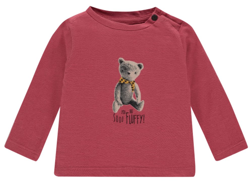 Noppies Longsleeve Cheviot Garnet Rose