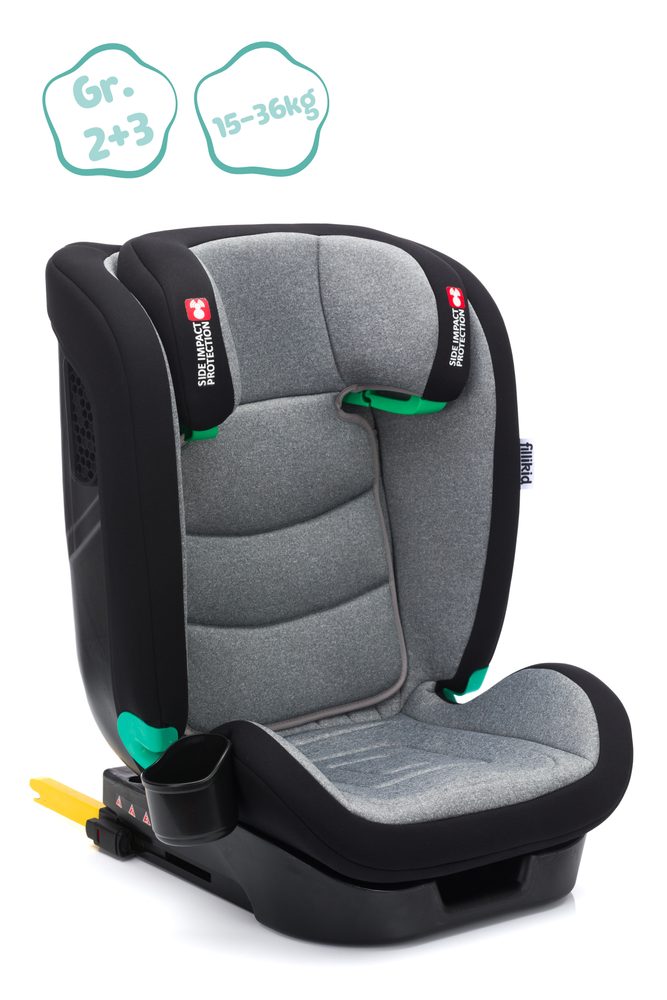 Fillikid Autosedačka Eli Pro Isofix i-size 100-150 cm grey (obrázek 3)
