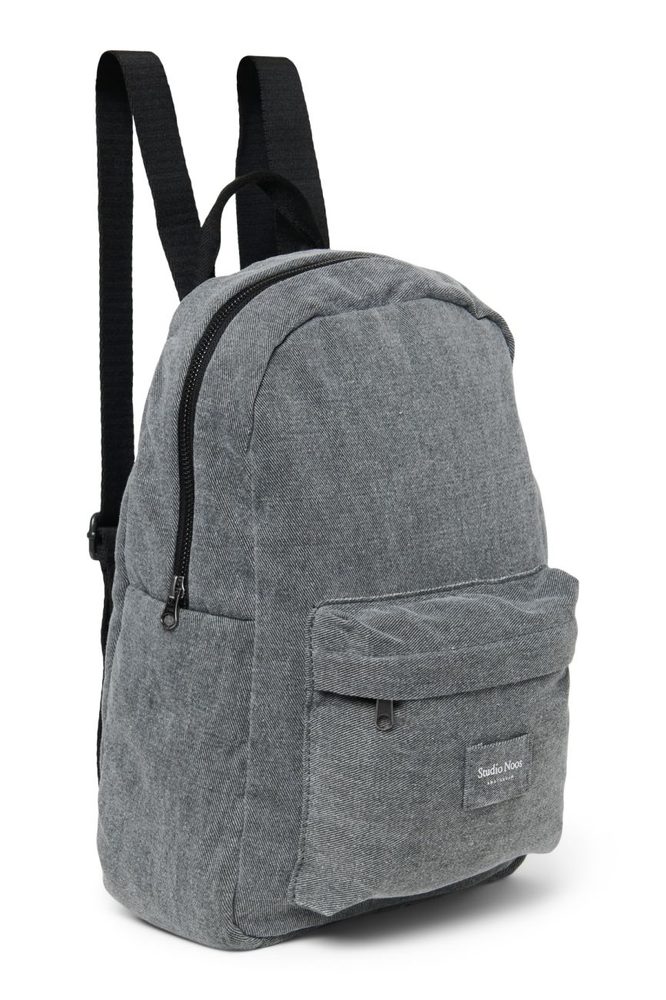 Studio Noos Denim Midi batůžek s přední kapsou Grey (obrázek 3)
