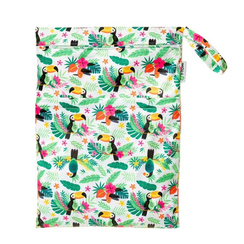 T-TOMI Nepromokavý sáček, parrots