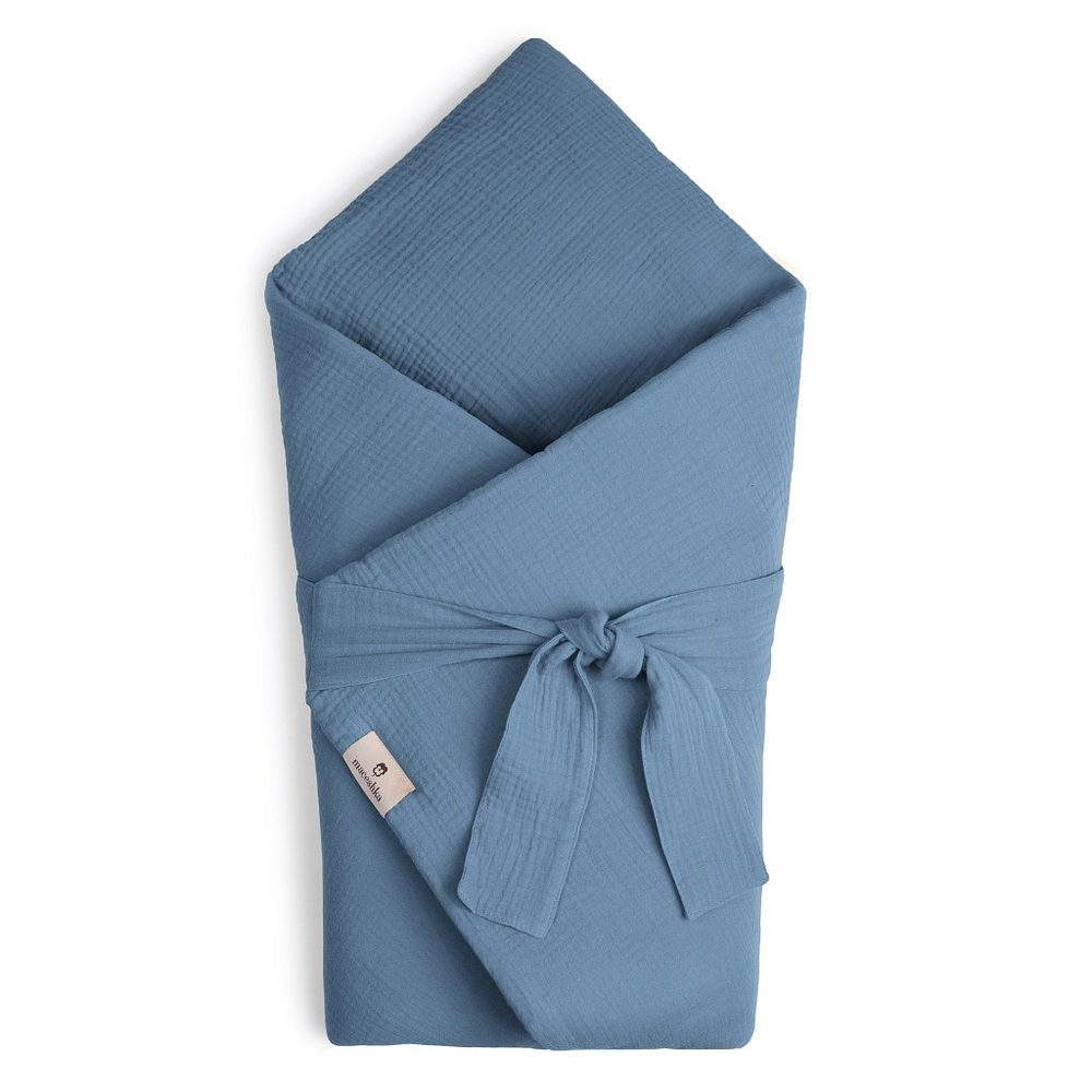 Maceshka Mušelínová zavinovačka - blue jean