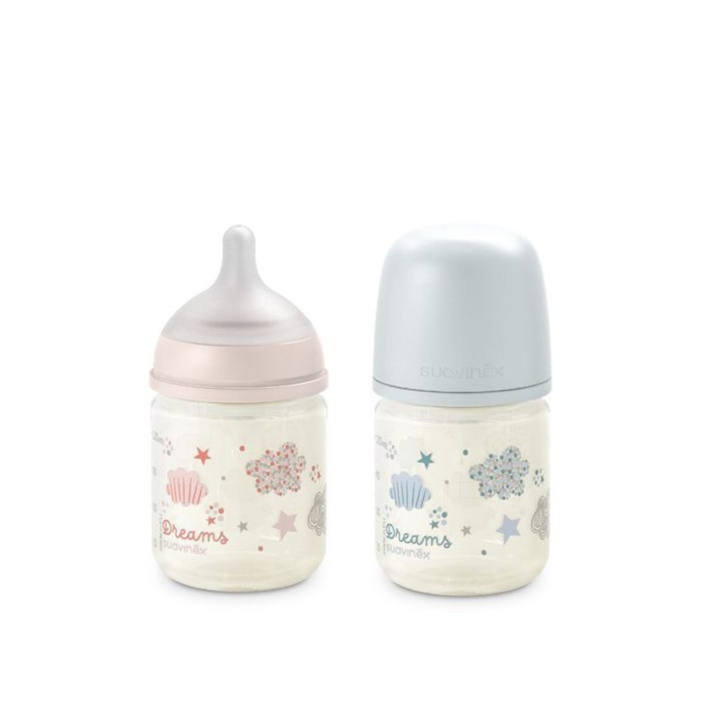 Suavinex SUAVINEX | Láhev SKLO DREAMS 120 ml fyziologická SX PRO +0 XS