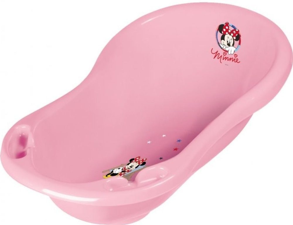 KEEEPER Dětská vanička 84cm "Mickey&Minnie" se zátkou - Růžová