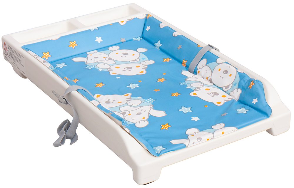 Scarlett Přebalovací pult na postýlku Jolly modrý