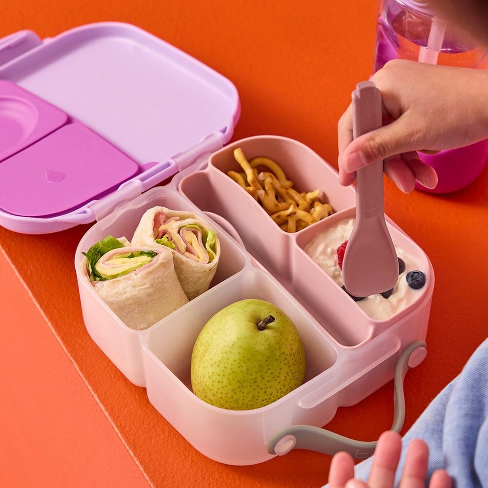 b.box Silikonový bento organizér do středního boxu - růžový (obrázek 14)