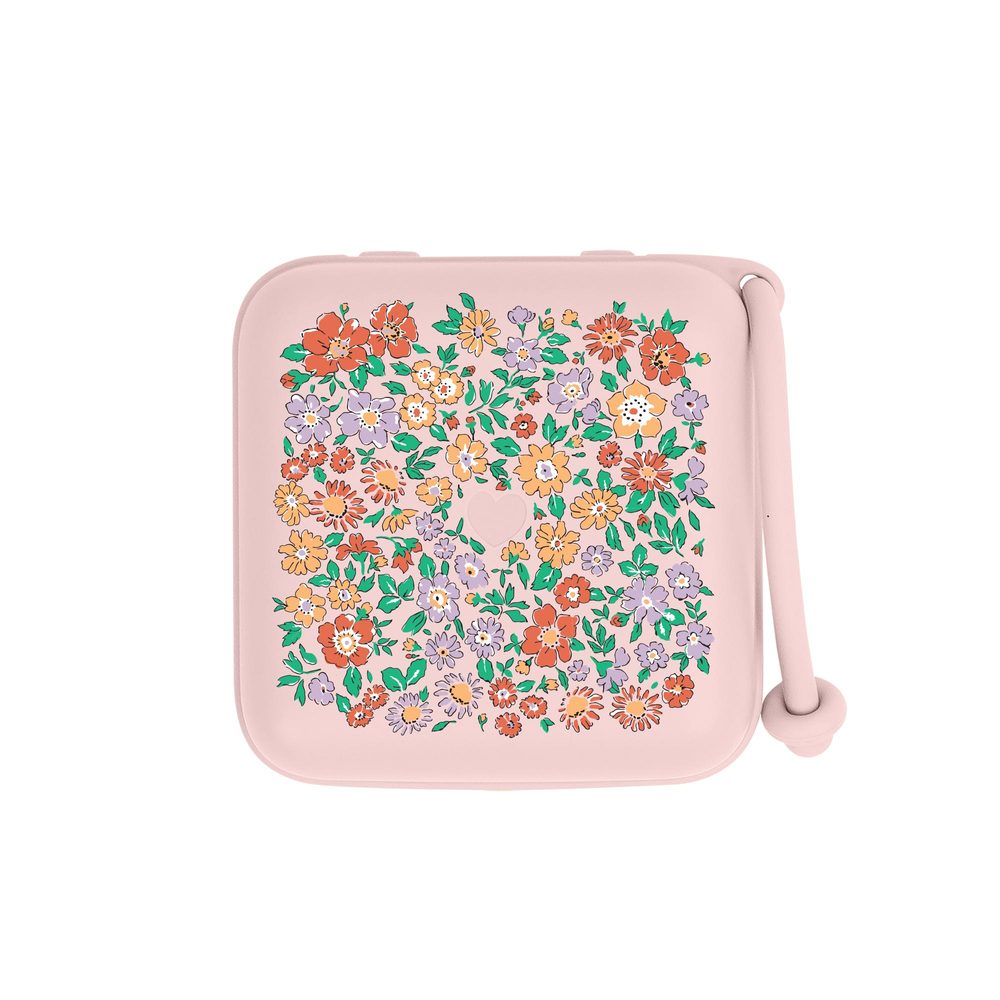 BIBS x LIBERTY krabička na dudlíky - Oscar Meadow Blossom