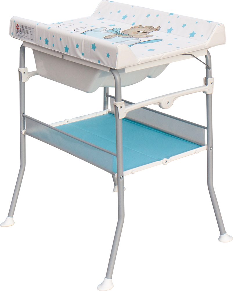 Scarlett Přebalovací pult s vaničkou Scarlett FLORIDA modrý