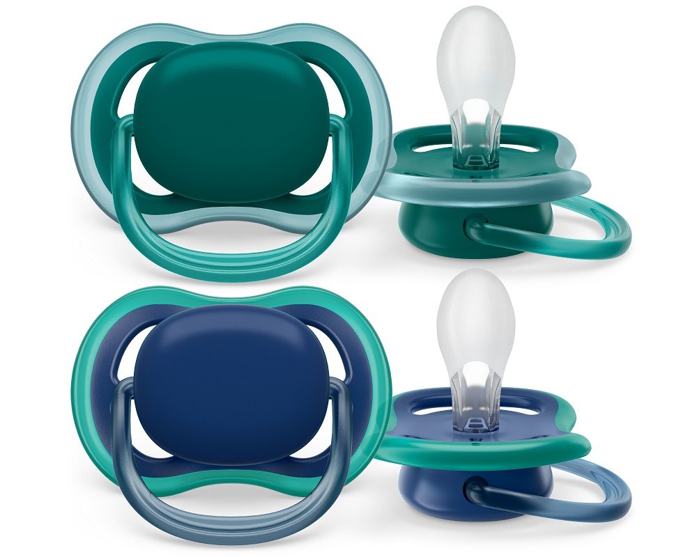 Philips AVENT Šidítko Ultra air neutral 6-18m 2ks - chlapec