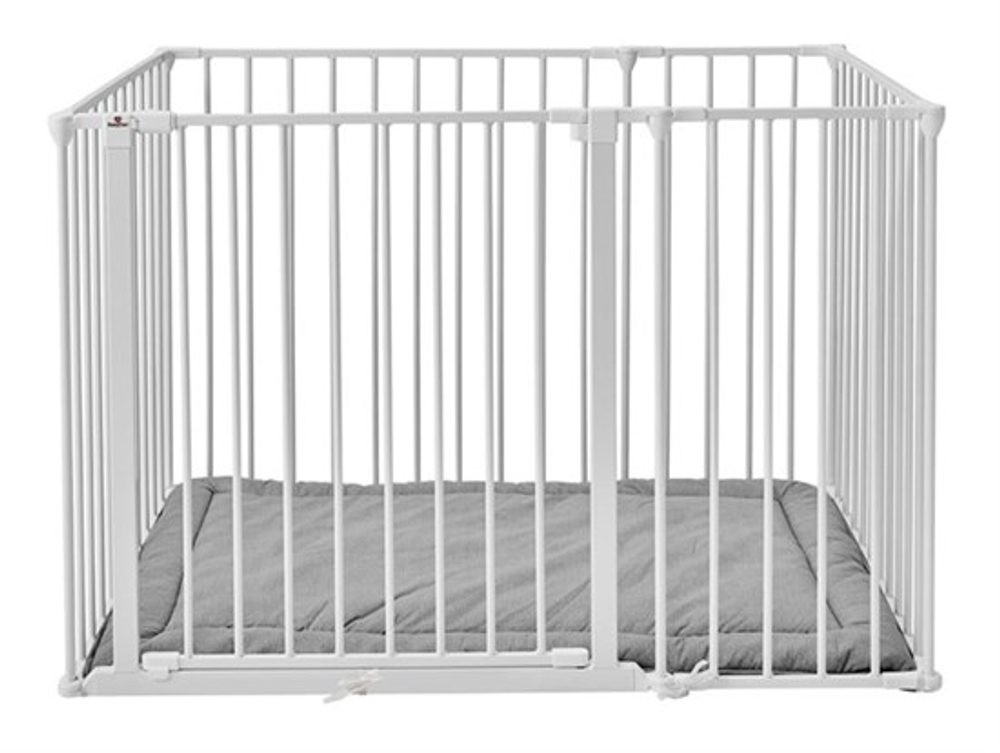 BabyDan Dětská ohrádka Supreme OLAF Rectangle bílá s matrací
