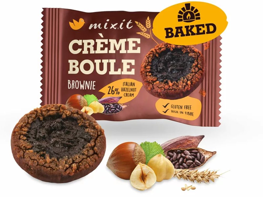 Pečená Crème boule - Brownie
