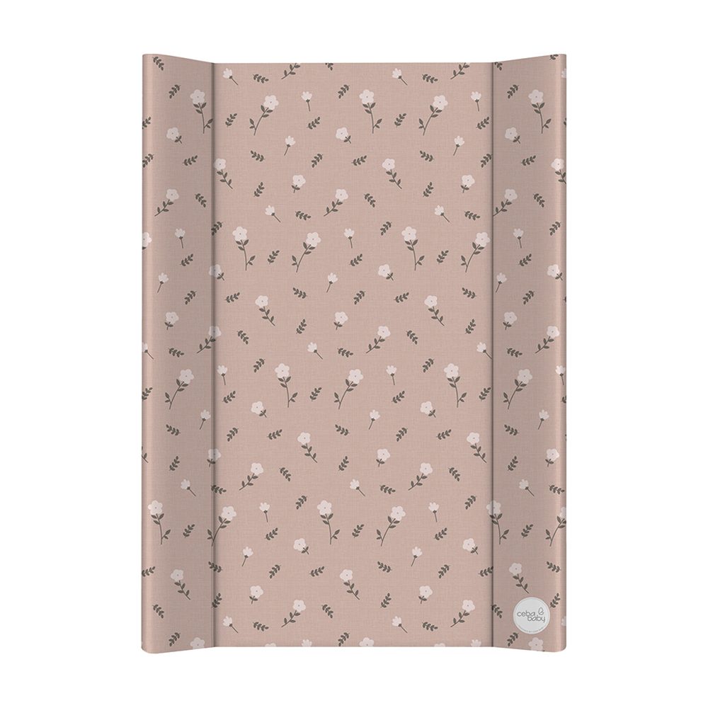 CEBA BABY Podložka přebalovací 2-hranná s pevnou deskou (50x70) Ultra Light - Petite Blossoms