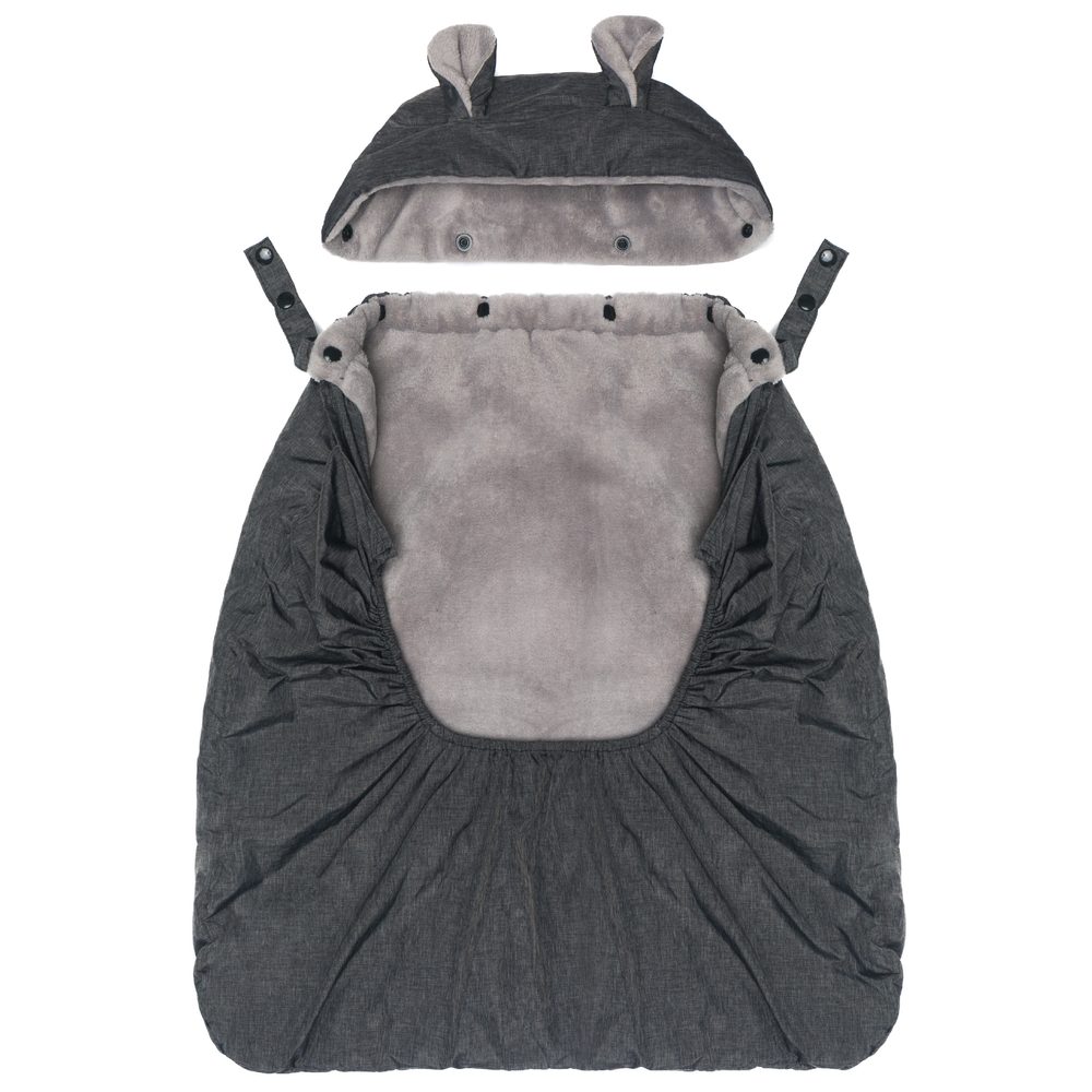 Fillikid Zateplený potah na nosítko coral fleece grey