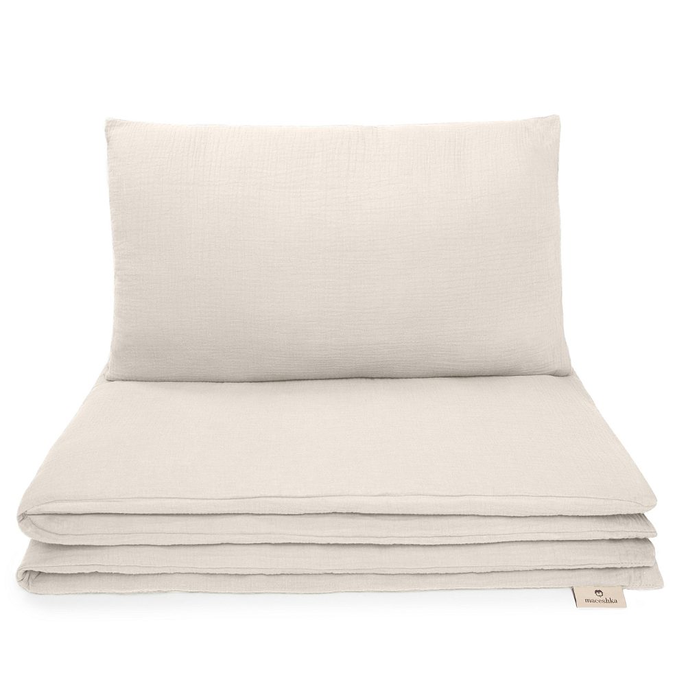 Maceshka Mušelínové povlečení Nature - ecru
