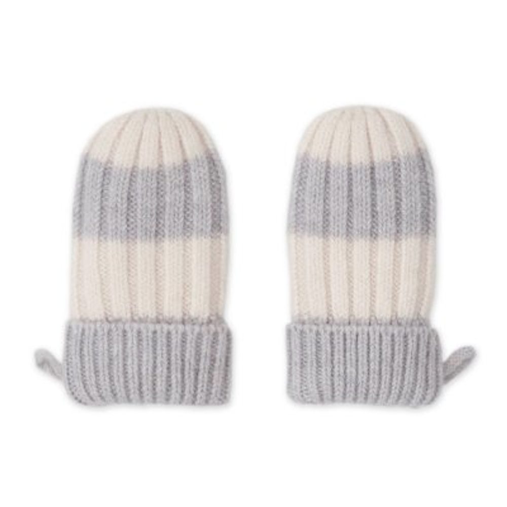 Lodger rukavice stripe merino storm (0–12 měsíců)