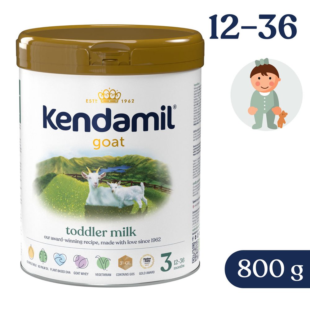 KENDAMIL 3 Kozí kojenecké mléko 12m+ 800 g