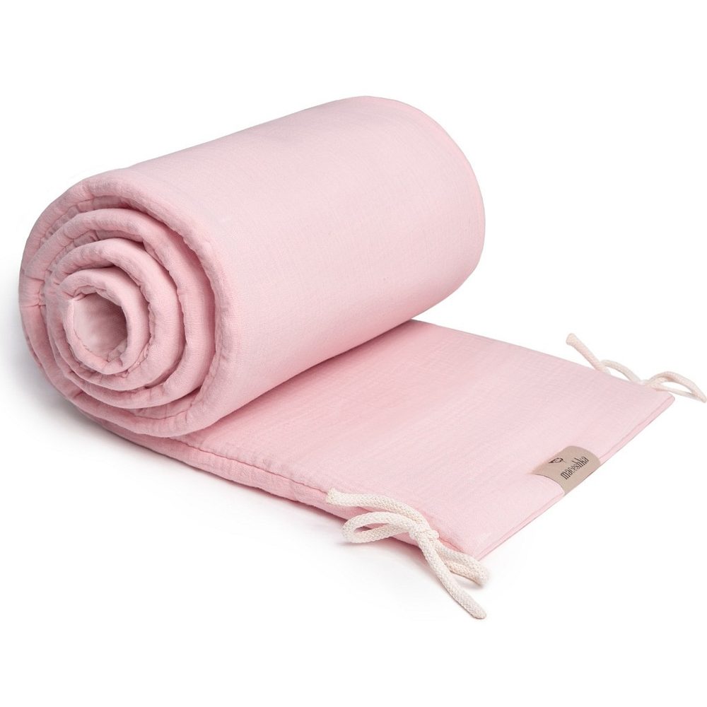 Maceshka Mušelínový mantinel Nature - rose blush