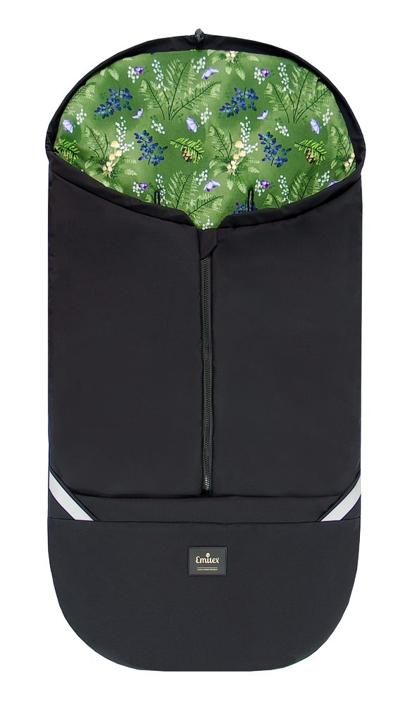 Emitex Fusak 2v1 Cocoon Softshell Black + Fairytale Woodland