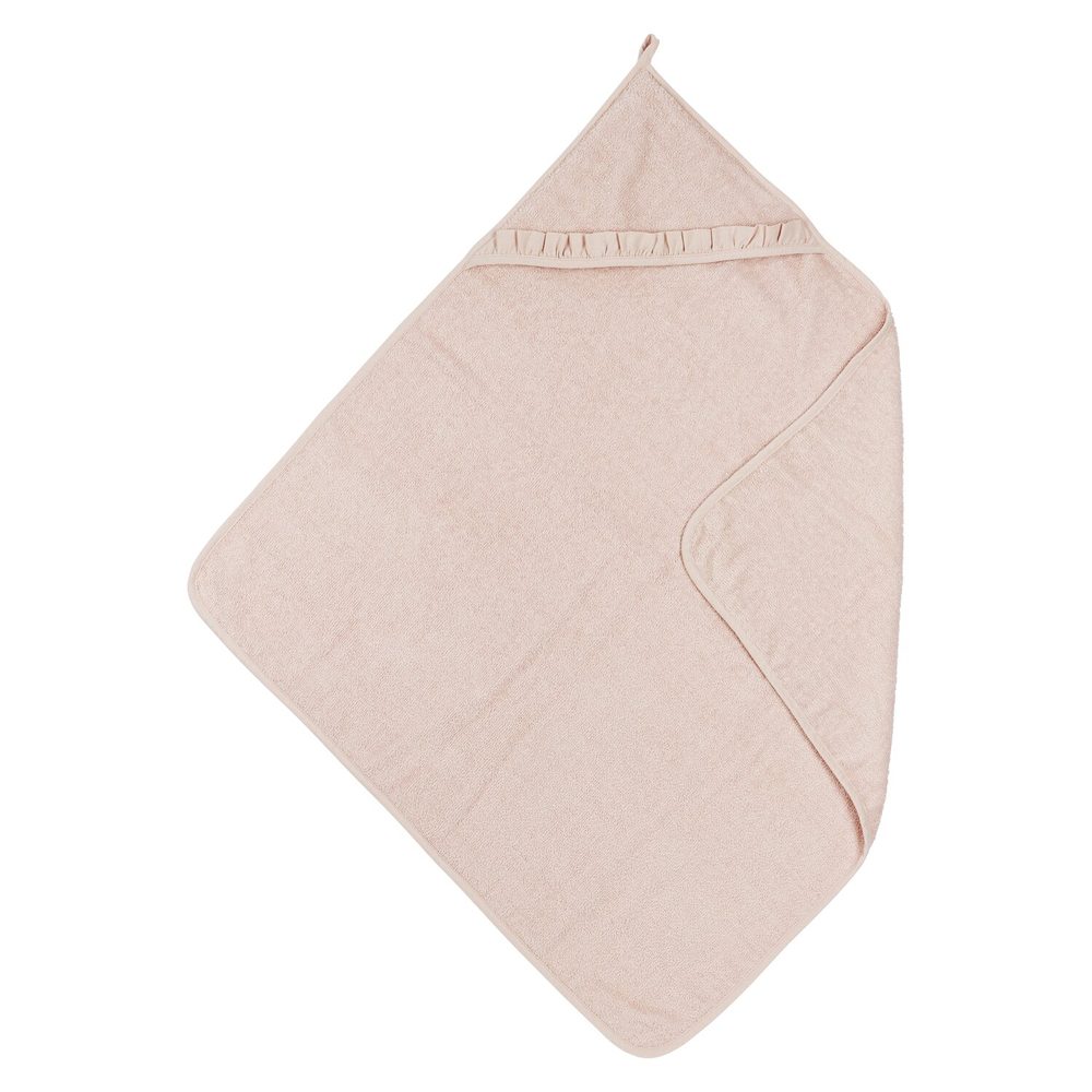 Meyco Osuška s kapucí Ruffle 80x80 - Soft pink
