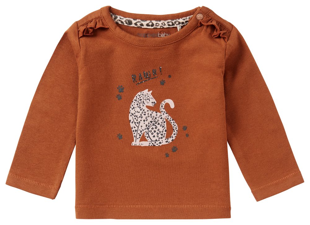 Noppies Longsleeve Roedtan Rust