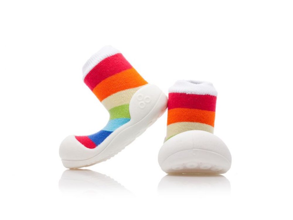 Attipas  botičky Rainbow - white M / EURO 20 / 109-115 mm