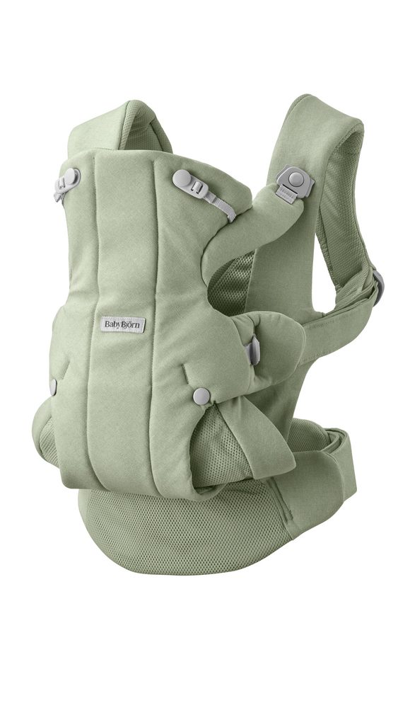 Babybjörn nosítko HOLD Woven Light Green