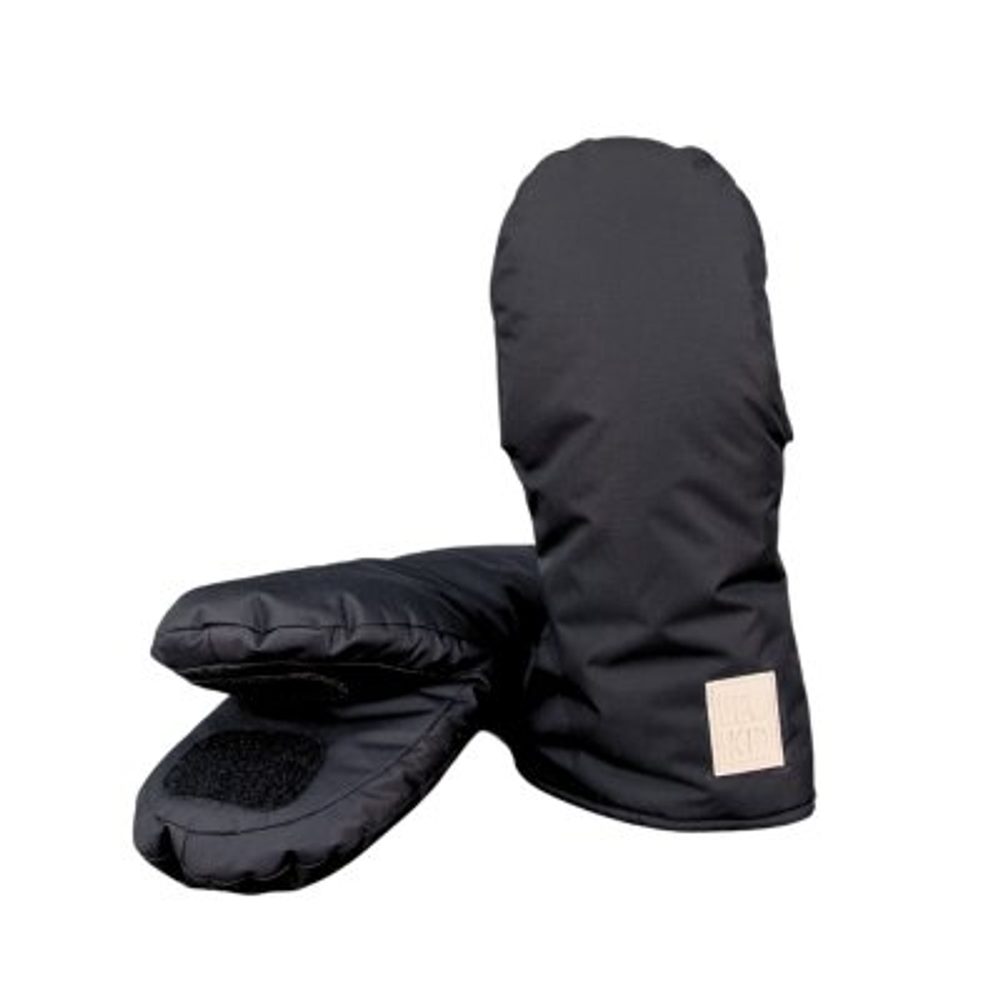 LEOKID Rukavice na kočárek Black Coal