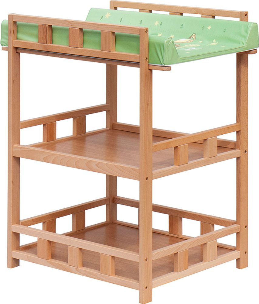 Scarlett Přebalovací pult Buno Přírodní Galaxy Zelené