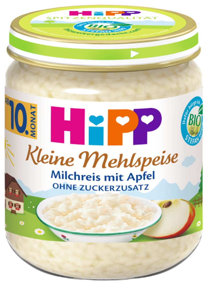 HiPP BIO Mléčná rýže s jablky