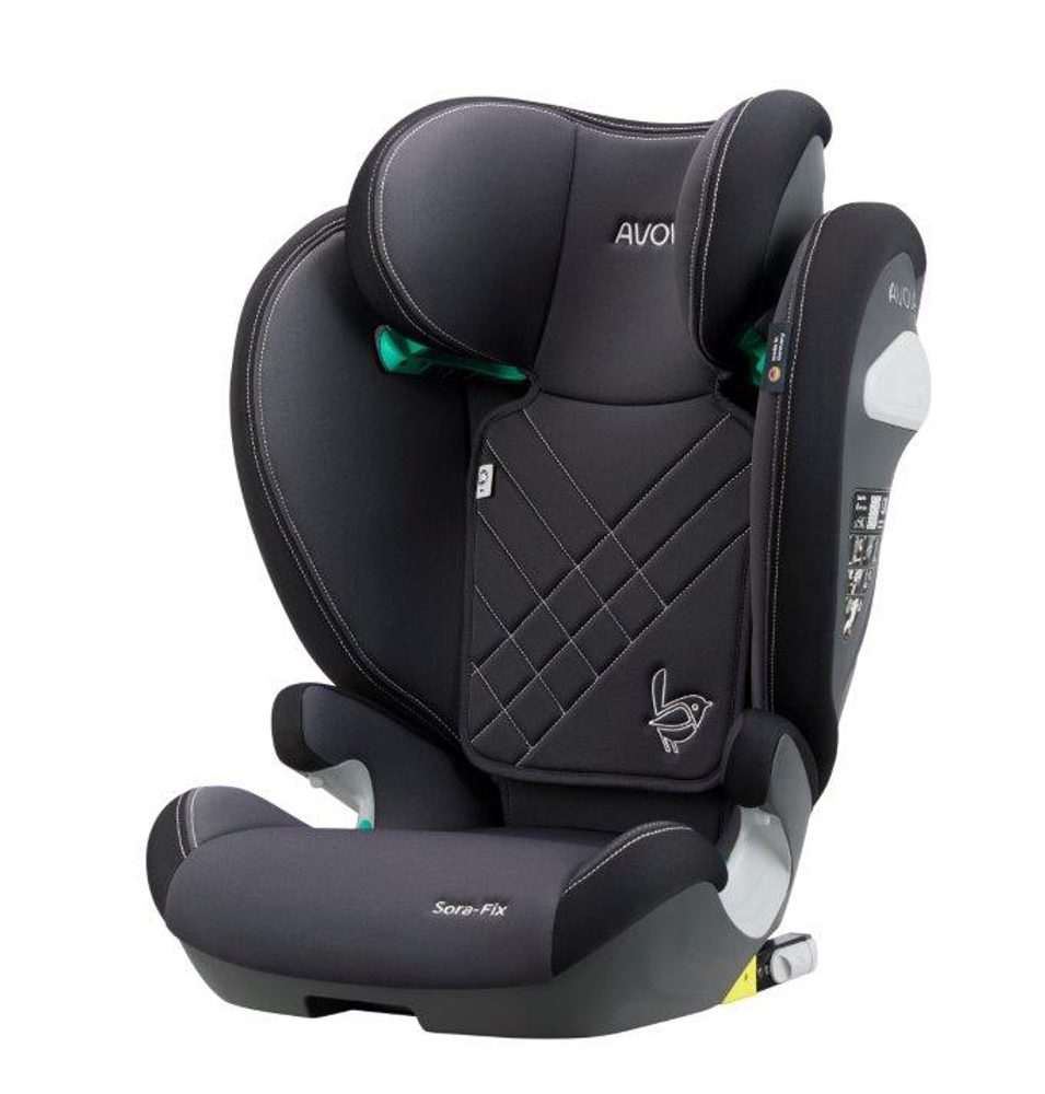 Avova Sora-Fix 2023 Grey/ Black - autosedačky