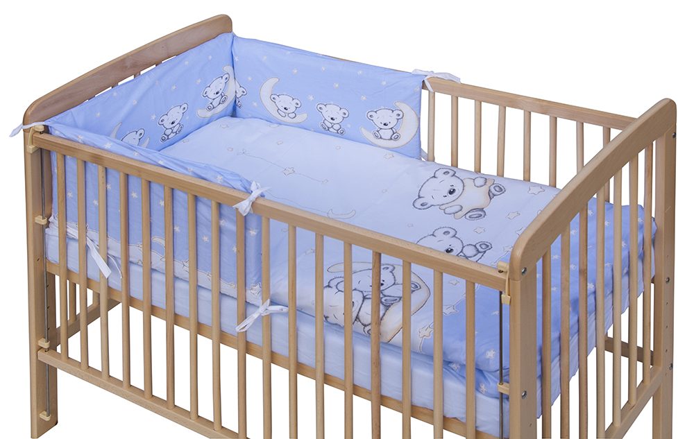 Scarlett Souprava do postýlky 6-dílná Toro modrá 90x120cm