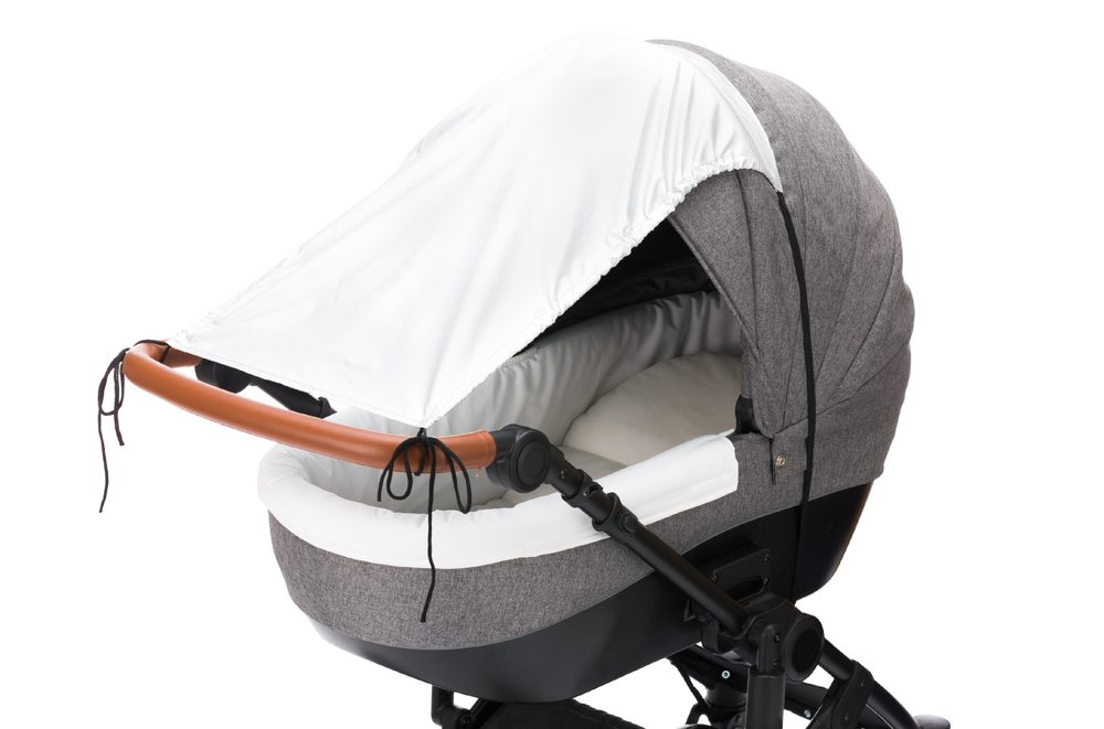 Fillikid Sluneční clona na kočárek silver UV50+