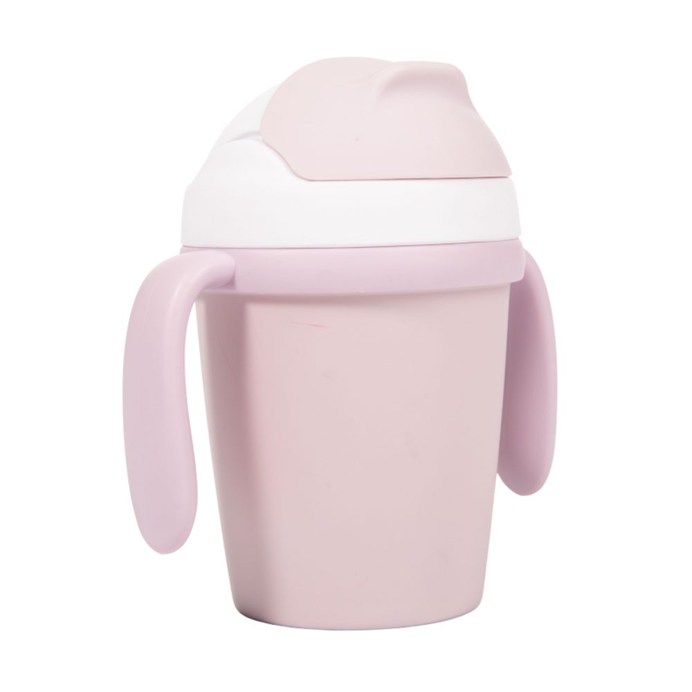 Bo Jungle Hrníček se slámkou CPLA Pink