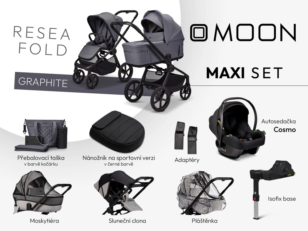 Moon ReSea FOLD maxi set - GRAPHITE