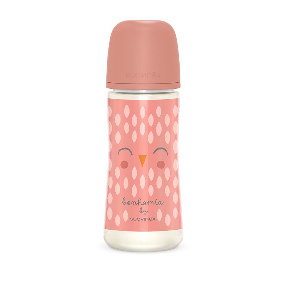FP Netekoucí hrneček s oušky - LÁHEV BONHOMIA 360 ml fyziologická SX PRO +6 LF - růžová