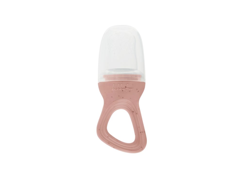 KikkaBoo Krmicí kousátko Platinum Silicone Blush